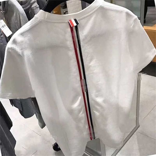 20% off end demand tb back stripe color ribbon t-shirt spring/summer pearl cotton bro men's and women's short sleeves, White;black
20% off end demand tb back stripe color ribbon t-shirt spring/summer pearl cotton bro men's and women's short sleeves, White;black