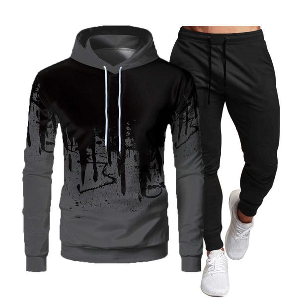 tracksuits crazy muscle men's sports casual hooded graffiti print slim fit fashion minimalist set{category}, Gray
tracksuits crazy muscle men's sports casual hooded graffiti print slim fit fashion minimalist set{category}, Gray