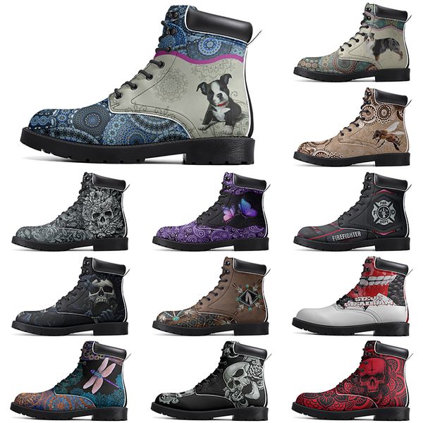 Diy Fashionable Versatile Outdoor Boots Non-slip Winter Comfortable Casual Customized Elevated Classsic Dark Blue Boots
Diy Fashionable Versatile Outdoor Boots Non-slip Winter Comfortable Casual Customized Elevated Classsic Dark Blue Boots
