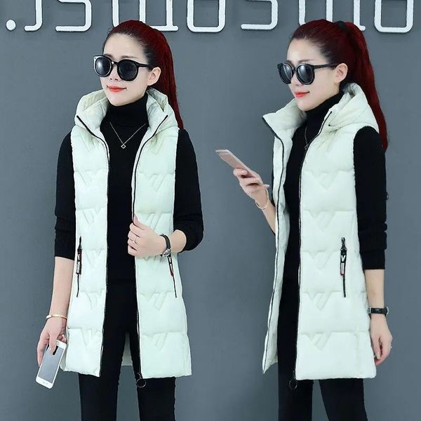 vests 2022new down cotton vest female midlength female student jacket down cotton vest ladies casual waistcoat with hooded black l10, Black;white
vests 2022new down cotton vest female midlength female student jacket down cotton vest ladies casual waistcoat with hooded black l10, Black;white