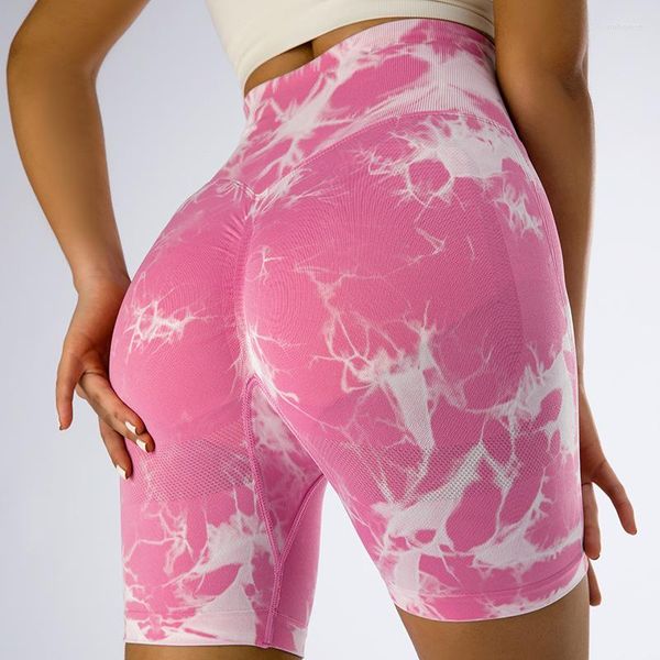 women's shorts women tie-dye seamless knit high elastic workout waist skinny fitness short pants, White;black
women's shorts women tie-dye seamless knit high elastic workout waist skinny fitness short pants, White;black