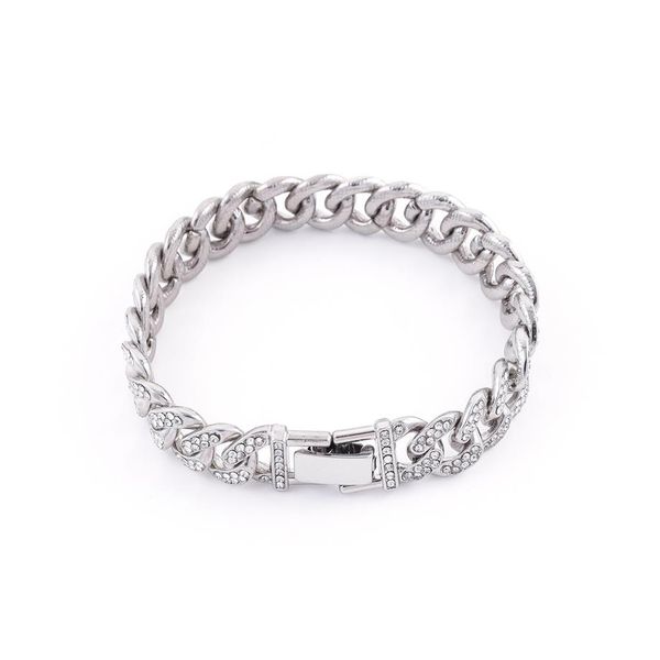 europe chain america simple fashion full drill cuban bracelet ins style hip hop personality whole titanium steel bracelet for 280v, Black
europe chain america simple fashion full drill cuban bracelet ins style hip hop personality whole titanium steel bracelet for 280v, Black