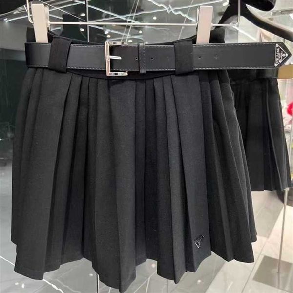 24% off spring/summer family triangle fashionable women's trendy academy style versatile pleated short skirt halfskirt delivery belt, Black
24% off spring/summer family triangle fashionable women's trendy academy style versatile pleated short skirt halfskirt delivery belt, Black