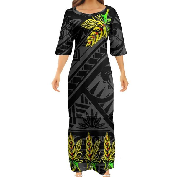 dresses samoan puletasi polynesian classic pattern women club bodycon half sleeve dresses new design dress 2 piece set, Black;gray
dresses samoan puletasi polynesian classic pattern women club bodycon half sleeve dresses new design dress 2 piece set, Black;gray