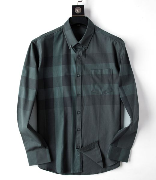 men's designer brand casual shirt high-quality long-sleeved single breasted fashionable but geometric check casual shirt, White;black
men's designer brand casual shirt high-quality long-sleeved single breasted fashionable but geometric check casual shirt, White;black