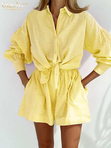 dress clacive fashion long sleeve shirts two piece sets womens outifits casual loose blue shorts set female elegant chic shorts suit, White
dress clacive fashion long sleeve shirts two piece sets womens outifits casual loose blue shorts set female elegant chic shorts suit, White
