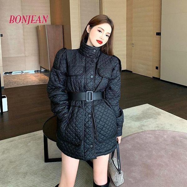 leather winter cotton clothes women 202 new laceup cotton clothes retro style midlength thickened coat winter clothes women, Black
leather winter cotton clothes women 202 new laceup cotton clothes retro style midlength thickened coat winter clothes women, Black