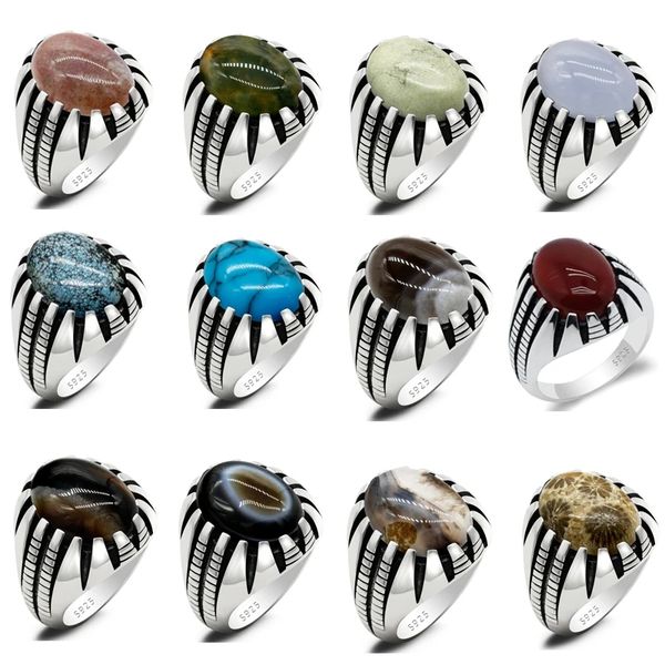 solid 925 sterling silver ring for men with natural stone turquoise/agate/malachite/lapis/kyanite gemstone turkish jewelry gift
solid 925 sterling silver ring for men with natural stone turquoise/agate/malachite/lapis/kyanite gemstone turkish jewelry gift