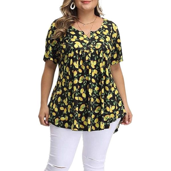 t-shirt plus size clothing for women 3xl 4xl 5xl curve plus size buttoned pleated floral print tunicas de mujer 2022 camiseta mujer, Black
t-shirt plus size clothing for women 3xl 4xl 5xl curve plus size buttoned pleated floral print tunicas de mujer 2022 camiseta mujer, Black