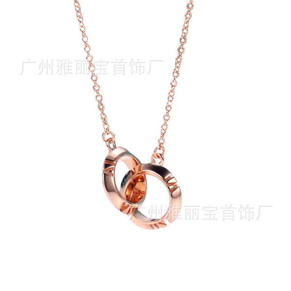 designernew double ring roman numeric necklace women's tiffy fashion pendant collar valentine's day gift, Black
designernew double ring roman numeric necklace women's tiffy fashion pendant collar valentine's day gift, Black