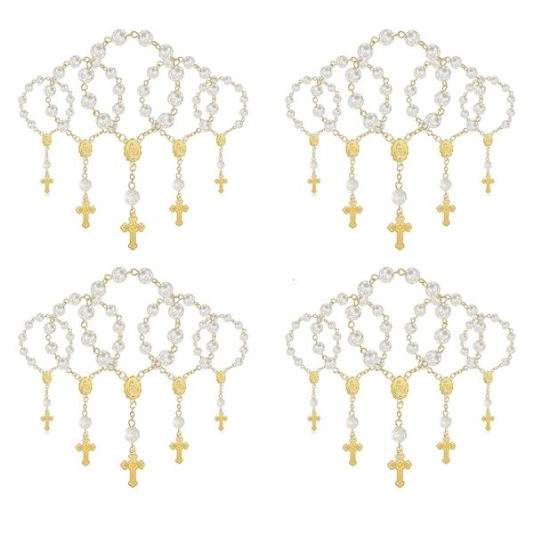 beaded 20pcs baptism favors with cross mini rosaries acrylic beads bracelet christening communion finger rosarie 230422, Black
beaded 20pcs baptism favors with cross mini rosaries acrylic beads bracelet christening communion finger rosarie 230422, Black