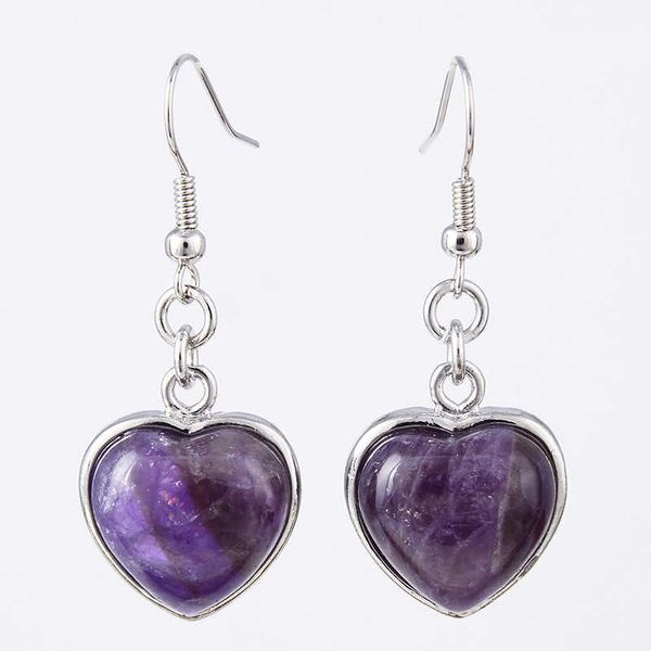 charm new natural stone earrings heart pendant drop earring purple quartz pink crystal dangle earrings women party wedding jewelry w0422, Golden
charm new natural stone earrings heart pendant drop earring purple quartz pink crystal dangle earrings women party wedding jewelry w0422, Golden