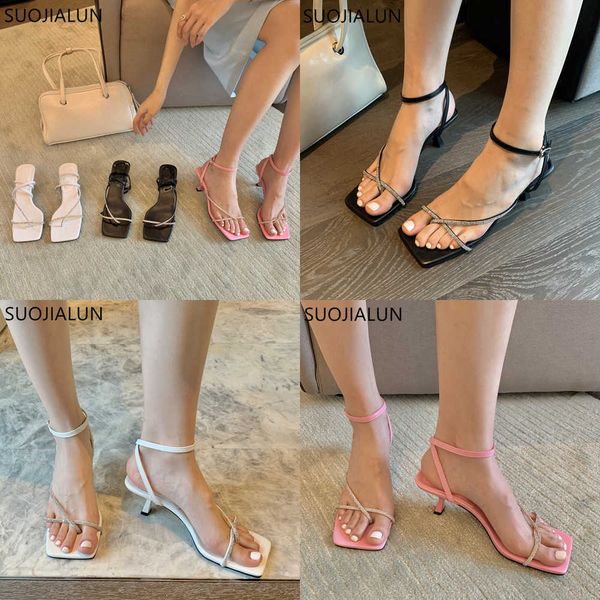 sandals new brand women narrow band sandal shoes fashion bling rhinestone thin low heel pumps ankle strap mujer 230316, Black
sandals new brand women narrow band sandal shoes fashion bling rhinestone thin low heel pumps ankle strap mujer 230316, Black