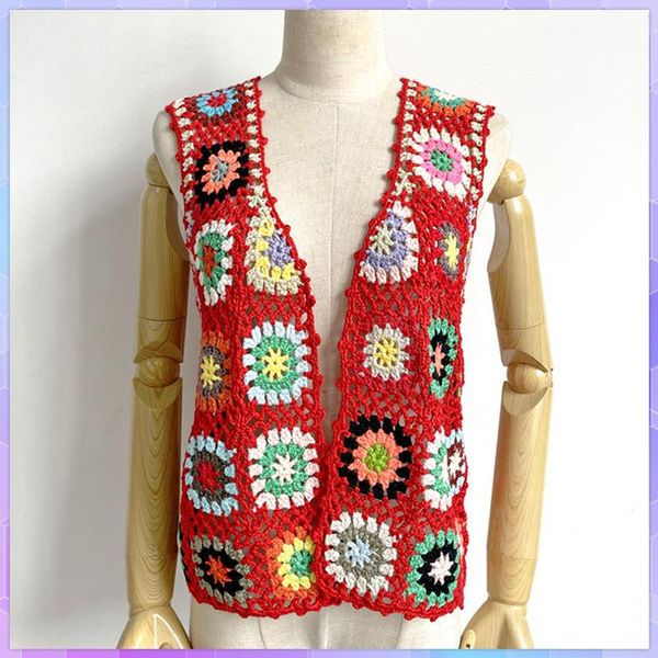 vests crochet women knitted vest summer retro sleeveless ladies vests jacket cardigan boho coats bohemian beach embroidery waistcoat, Black;white
vests crochet women knitted vest summer retro sleeveless ladies vests jacket cardigan boho coats bohemian beach embroidery waistcoat, Black;white
