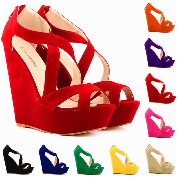 sandals summer cross cutouts dress sandals solid flock women peep toe wedges sandal high heels platform party female shoes fashion j230422, Black
sandals summer cross cutouts dress sandals solid flock women peep toe wedges sandal high heels platform party female shoes fashion j230422, Black