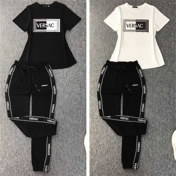 24% off summer style pure cotton casual sports set for high-end women's short sleeved t-shirt two-piece european trend, White
24% off summer style pure cotton casual sports set for high-end women's short sleeved t-shirt two-piece european trend, White