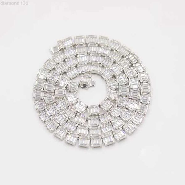 customized fashion 8mm sterling silver baguette shape d color moissanite diamond cuban chain for jewelry gift
customized fashion 8mm sterling silver baguette shape d color moissanite diamond cuban chain for jewelry gift