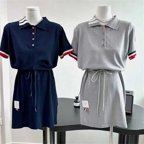 22% off real time edition college tb waistband knitted dress for women's spring/summer style temperament polo collar age reducing sleev, Black;gray
22% off real time edition college tb waistband knitted dress for women's spring/summer style temperament polo collar age reducing sleev, Black;gray