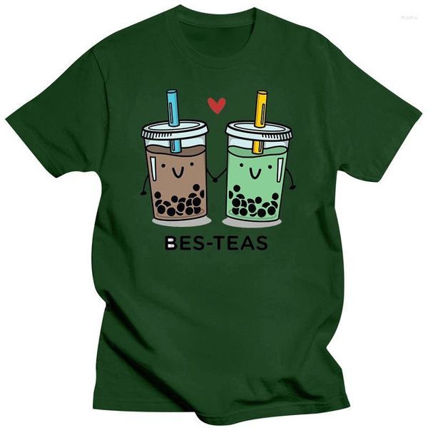 t shirttmen's t shirts 2023 brand men shirt bes teas ies friends bubble boba cute t, White;black
t shirttmen's t shirts 2023 brand men shirt bes teas ies friends bubble boba cute t, White;black