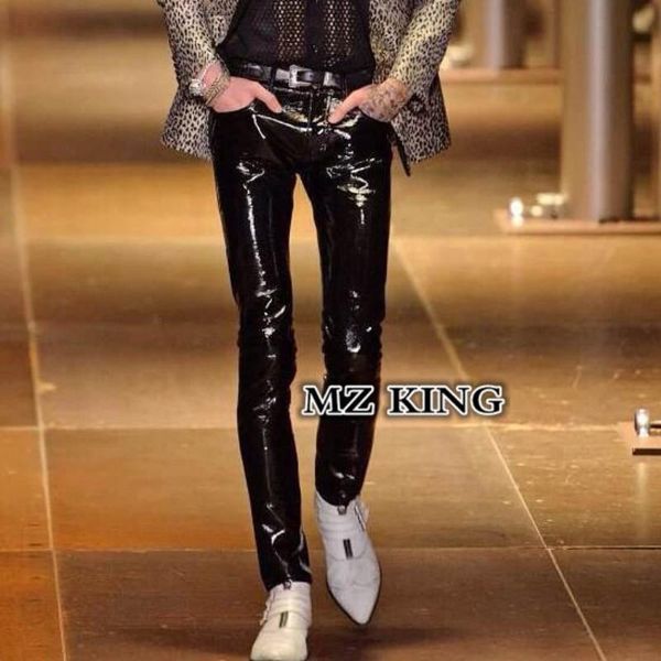 pants spring summer men's plus size super soft black singer patent leather mirror pants new hip hop personality male fashion trousers
pants spring summer men's plus size super soft black singer patent leather mirror pants new hip hop personality male fashion trousers