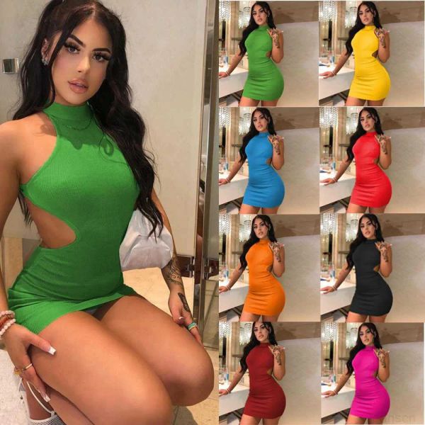2023 spring summer autumn and winter women's new high collar hollow out chest wrapped open back middle waist bag hip dress, Black;gray
2023 spring summer autumn and winter women's new high collar hollow out chest wrapped open back middle waist bag hip dress, Black;gray
