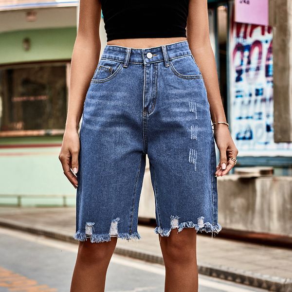 women's jeans y2k blue retro fashion street ripped cropped pants tassel distressed plus size mom denim shorts 230422
women's jeans y2k blue retro fashion street ripped cropped pants tassel distressed plus size mom denim shorts 230422