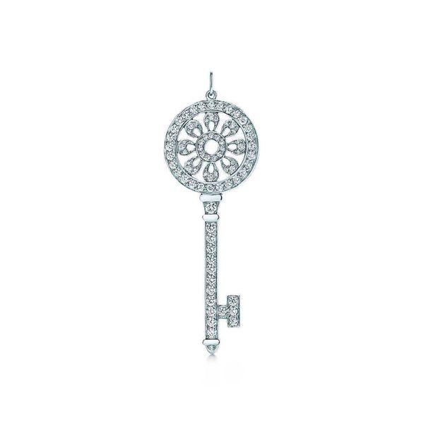 designertiffy key necklace 925 sterling silver plated 18k jinti sunflower flower sweater chain precision high edition, Black
designertiffy key necklace 925 sterling silver plated 18k jinti sunflower flower sweater chain precision high edition, Black