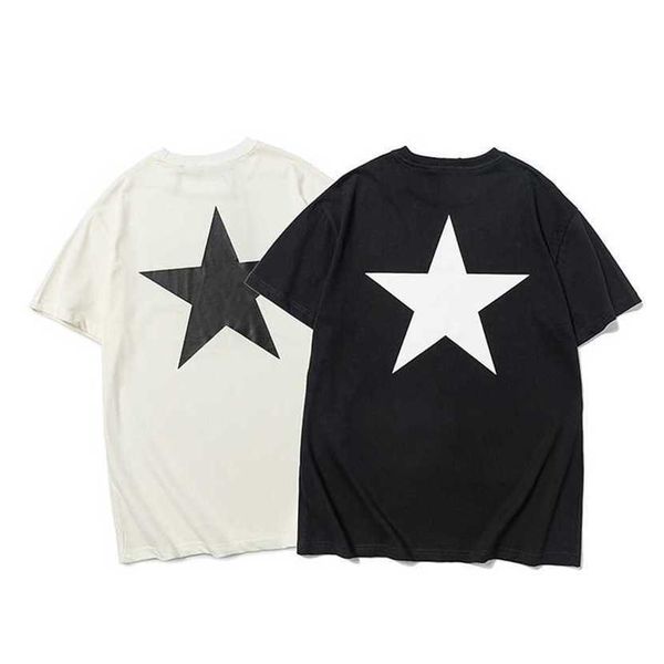 24% off fashion fog pentagram street double thread limited round neck men's and women's same short sleeved t-shirt, White;black
24% off fashion fog pentagram street double thread limited round neck men's and women's same short sleeved t-shirt, White;black