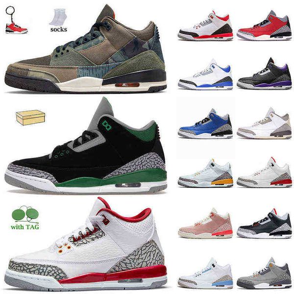 patchwork camo 3s basketball shoes with box jumpman 3 cardinal red unc racer blue pine green black cement rust pink cool grey women mens
patchwork camo 3s basketball shoes with box jumpman 3 cardinal red unc racer blue pine green black cement rust pink cool grey women mens