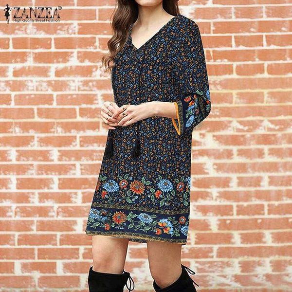 dresses zanzea floral printed bohemian party sundress women summer 3/4 sleeve loose short dress casual retro beach kaftan mini vestido, Black;gray
dresses zanzea floral printed bohemian party sundress women summer 3/4 sleeve loose short dress casual retro beach kaftan mini vestido, Black;gray