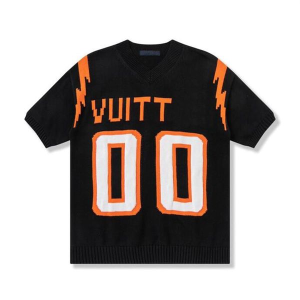 eu size new letter printed t-shirt 2022 women's men's versatile designer short sleeve loose bottoming shirt247m, Black;brown
eu size new letter printed t-shirt 2022 women's men's versatile designer short sleeve loose bottoming shirt247m, Black;brown