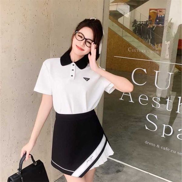 22% off summer new sweet academy style home triangle polo neck sleeve t-shirt ruffles waist short skirt fashion set, White
22% off summer new sweet academy style home triangle polo neck sleeve t-shirt ruffles waist short skirt fashion set, White