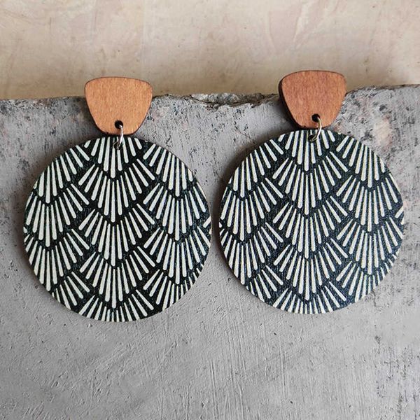 charm decorative floral print wood and cork disc drop earrings for women western jewelry vintage trendy wooden cork earrings wholesale w0422, Golden
charm decorative floral print wood and cork disc drop earrings for women western jewelry vintage trendy wooden cork earrings wholesale w0422, Golden