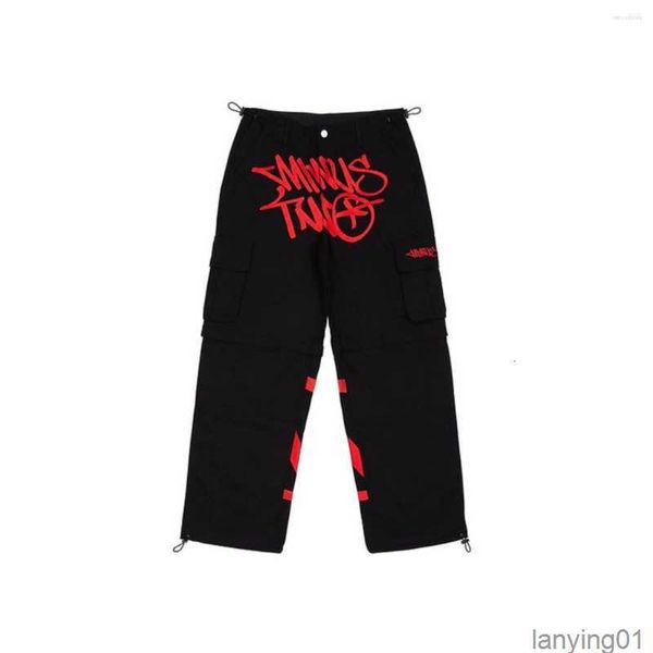 men's pants minus two cargo harajuku casual loose punk rock straight wide leg trouser streetwear y2k pant retro street trend overalls, Black;brown
men's pants minus two cargo harajuku casual loose punk rock straight wide leg trouser streetwear y2k pant retro street trend overalls, Black;brown
