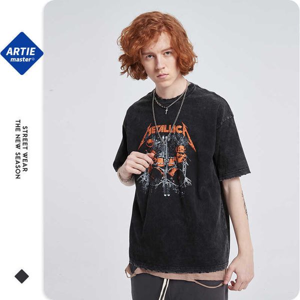 men and women t-shirtsartie menswear | 250g washwater high street printed men's t-shirt street rock men's short sleeve t-shirt, White;black
men and women t-shirtsartie menswear | 250g washwater high street printed men's t-shirt street rock men's short sleeve t-shirt, White;black