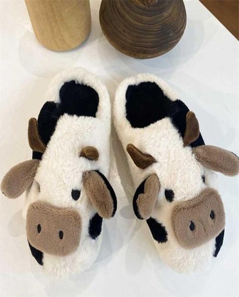 winter slippers cute animal cow slipper fluffy plush warm fashion shoes indoor home nonslip cotton shoes female funny shoes 220111473753, Black
winter slippers cute animal cow slipper fluffy plush warm fashion shoes indoor home nonslip cotton shoes female funny shoes 220111473753, Black