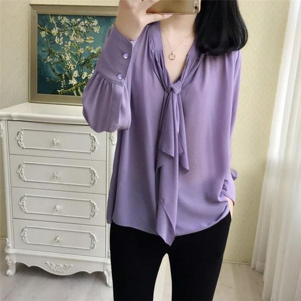 dress autumn elegant fashion office lady bow laceup chiffon shirt blouse women casual long sleeve loose pullover allmatch basic, White
dress autumn elegant fashion office lady bow laceup chiffon shirt blouse women casual long sleeve loose pullover allmatch basic, White