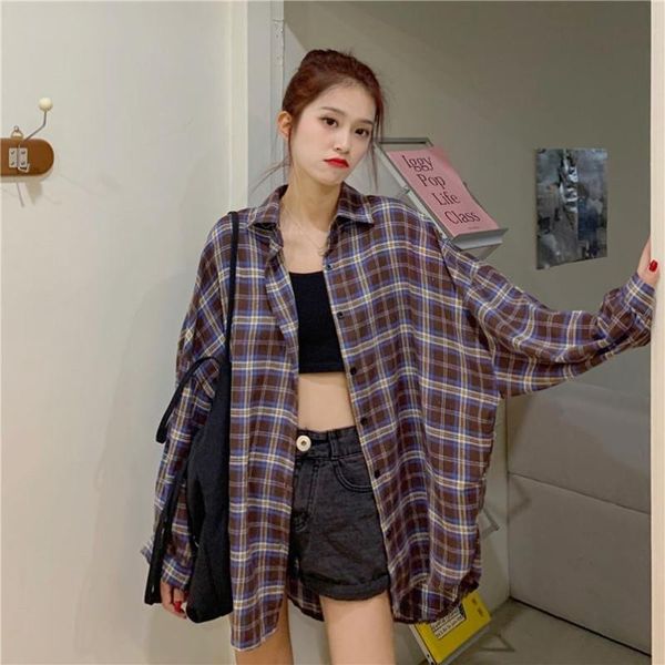polos retro french plaid shirt jacket women's early autumn longsleeved design sense niche allmatch students loose, White
polos retro french plaid shirt jacket women's early autumn longsleeved design sense niche allmatch students loose, White