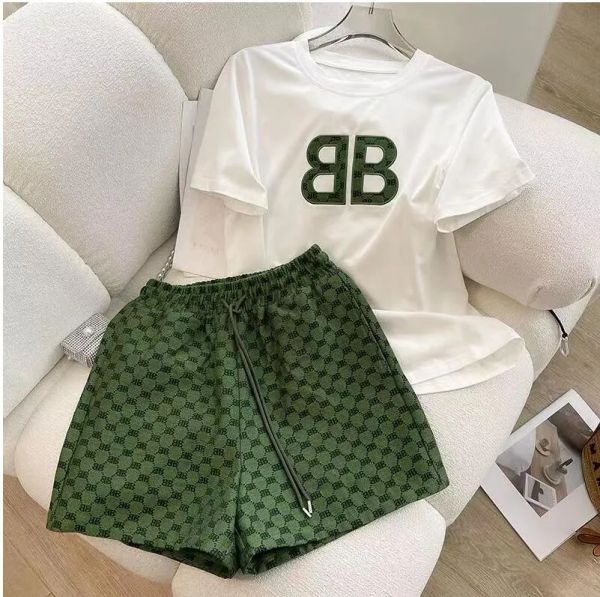 fashion womens tracksuits celebrity temperament short sleeve t-shirt women summer shorts holiday 2023casual wear two-piece set, Gray
fashion womens tracksuits celebrity temperament short sleeve t-shirt women summer shorts holiday 2023casual wear two-piece set, Gray