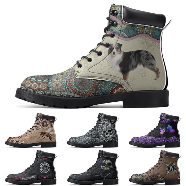 Diy Fashionable Versatile Outdoor Boots Non-slip Winter Comfortable Casual Customized Elevated Classsic Dark Color Boots
Diy Fashionable Versatile Outdoor Boots Non-slip Winter Comfortable Casual Customized Elevated Classsic Dark Color Boots