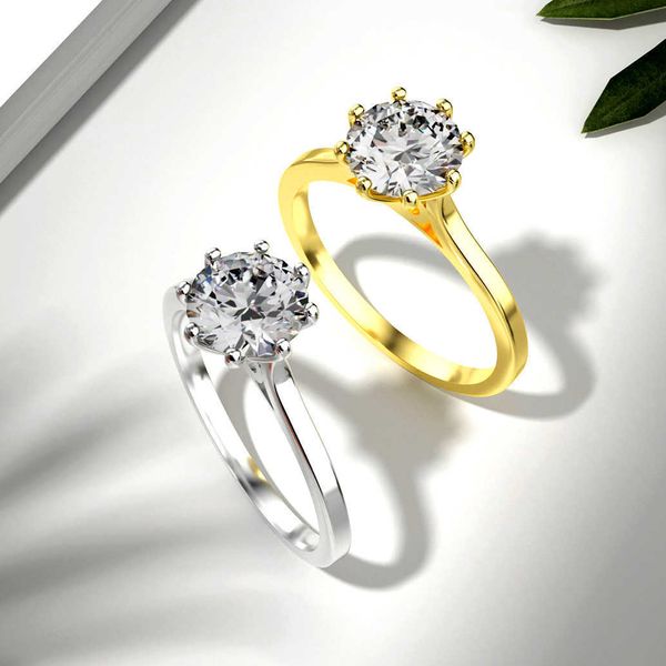 s925 sterling silver ins cute mosan diamond ring d color moissanite 14k gold plated wedding engagement band fing rings prong set bridal jewe, Golden;silver
s925 sterling silver ins cute mosan diamond ring d color moissanite 14k gold plated wedding engagement band fing rings prong set bridal jewe, Golden;silver