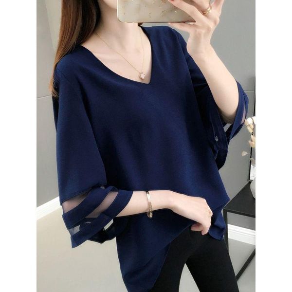 t-shirt elegant vneck spliced flare sleeve gauze chiffon blouse women clothing 2023 spring new oversized casual pullovers sweet shirt, White
t-shirt elegant vneck spliced flare sleeve gauze chiffon blouse women clothing 2023 spring new oversized casual pullovers sweet shirt, White