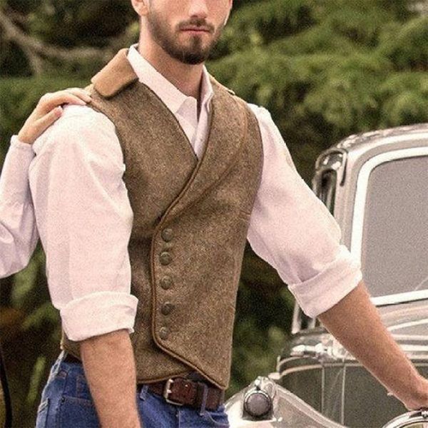blazers men's suit vest single breasted lapel herringbone chalecos sleeveless jackets wedding groomsmen party waistcoat, White;black
blazers men's suit vest single breasted lapel herringbone chalecos sleeveless jackets wedding groomsmen party waistcoat, White;black