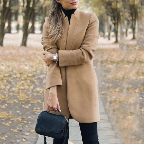 fur woolen coat casual cardigan women long coat winter solid color office lady autumn stand collar plus size autumn new cardigans, Black
fur woolen coat casual cardigan women long coat winter solid color office lady autumn stand collar plus size autumn new cardigans, Black
