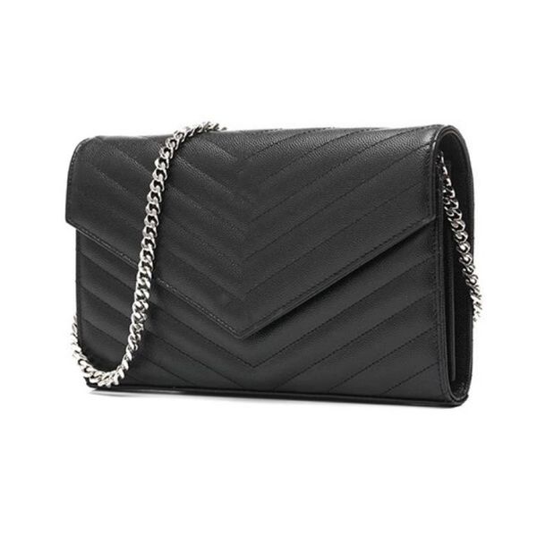 classic flap bag women beach bags designer envelope messenger bag leather yssl with gold sliver black chain 22cm fast ship
classic flap bag women beach bags designer envelope messenger bag leather yssl with gold sliver black chain 22cm fast ship