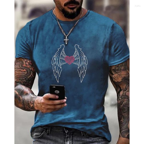 aaamen's t shirts fashion mens clothing oversized tee y2k wing rhinestone designer short sleeve beach casual street t-shirt 123, Black
aaamen's t shirts fashion mens clothing oversized tee y2k wing rhinestone designer short sleeve beach casual street t-shirt 123, Black