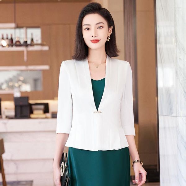 Women' Suits Spring Summer Women Professional Business Work Wear Blazers Jackets Coat Formal OL Styles Outwear Tops Blaser Clothes, Green dress
Women' Suits Spring Summer Women Professional Business Work Wear Blazers Jackets Coat Formal OL Styles Outwear Tops Blaser Clothes, Green dress