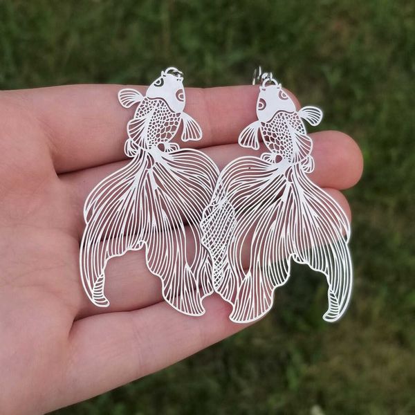 charm fashion koi earrings personality metal piece pendant earrings hollow big earrings for women gift jewelry fish earrings 2020 w0422, Golden
charm fashion koi earrings personality metal piece pendant earrings hollow big earrings for women gift jewelry fish earrings 2020 w0422, Golden