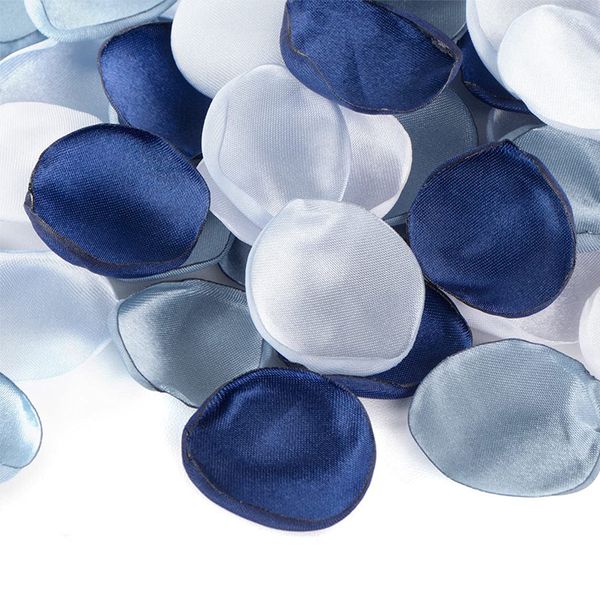 

barbecued Petals Barbecued Silk Rose Petals Wedding Decoration Valentine's Day Decoration Party (200 pieces per piece), Blue