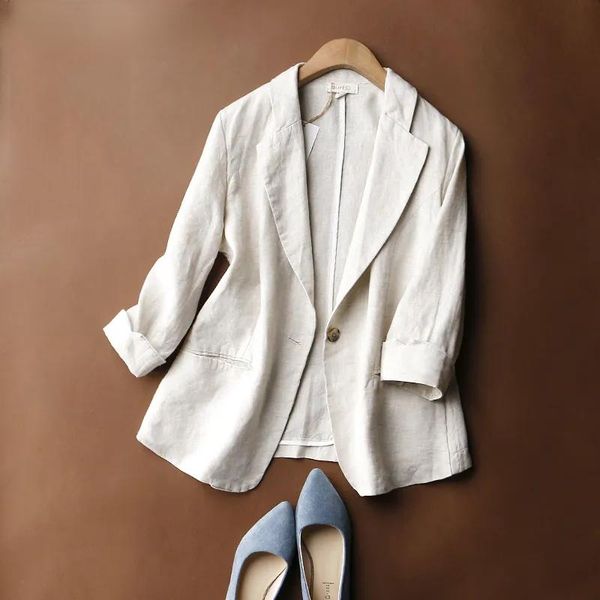 pants office white cotton linen thin blazer jackets women unlined basic formal slim coats elegant casual summer lapel outwear new 2022
pants office white cotton linen thin blazer jackets women unlined basic formal slim coats elegant casual summer lapel outwear new 2022